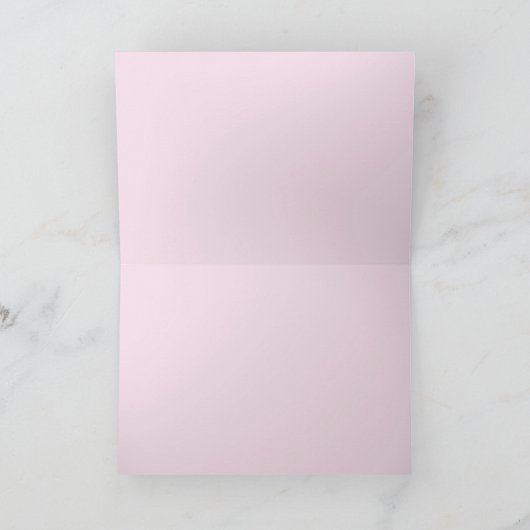 Carte de voeux pliée Papillon (Intérieur)