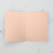 Carte de vœux pliée par l'étudiant (Intérieur)