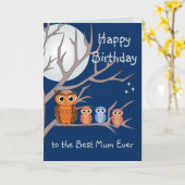 Carte de vœux pliée pour anniversaire avec des hib (Fleur jaune)