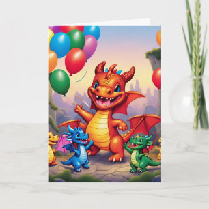 Carte de vœux pliée pour anniversaire / ou autres