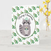 Carte de vœux pliée pour boire mon cacao de Noël (Fleur jaune)