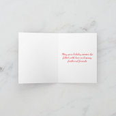 Carte de voeux pliée pour la famille des canards a (Intérieur)