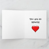 Carte de vœux pliée pour la fête des mères pour en (Intérieur)