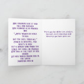 Carte de vœux pliée pour la fête des mères Proverb (Intérieur)