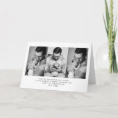 Carte de vœux pliée pour la fête des pères (Devant)