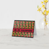 Carte de vœux pliée pour la Saint-Valentin (Fleur jaune)