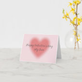 Carte de vœux pliée pour la Saint-Valentin (Fleur jaune)