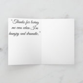 Carte de vœux pliée pour la Saint-Valentin (Intérieur)