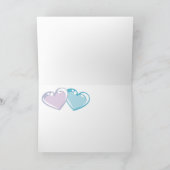 Carte de vœux pliée pour la Saint-Valentin avec da (Intérieur)