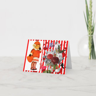 CARTE DE VOEUX PLIÉE POUR LA SAINT-VALENTIN ŒUVRE 