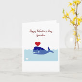 Carte de vœux pliée pour la Saint-Valentin pour pe (Fleur jaune)