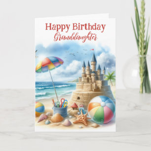 Carte de vœux pliée pour l'anniversaire de la peti