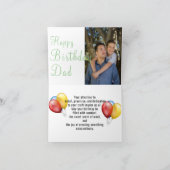 Carte de vœux pliée pour l'anniversaire du charpen (Intérieur)