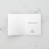 Carte de voeux pliée pour l'anniversaire du chat (Intérieur)