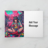 Carte de voeux pliée pour l'autisme (Intérieur)