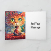 Carte de voeux pliée pour l'autisme (Intérieur)