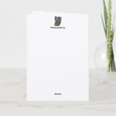 Carte de voeux pliée pour le cerveau (Dos)