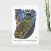 Carte de voeux pliée pour le cerveau (Devant)