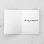 Carte de voeux pliée pour le cerveau (Intérieur)