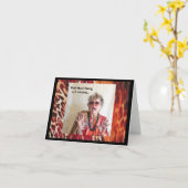 Carte de voeux pliée pour les changements d'humeur (Fleur jaune)