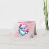 Carte de vœux pliée pour les Fêtes de Noël (Devant)