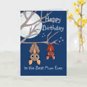 Carte de vœux pliée pour un joyeux anniversaire av (Fleur jaune)