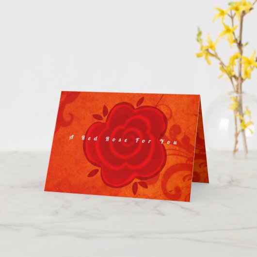 Carte de vœux pliée pour un joyeux anniversaire av (Fleur jaune)