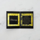 Carte de voeux pliée pour vacances (Intérieur)