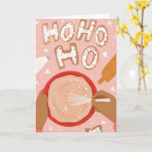 Carte de voeux pliée pour vacances supplémentaires (Fleur jaune)