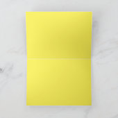 Carte de vœux pliée rayée colorée (Intérieur)