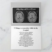 Carte de vœux pliée "Rétablissez-vous" (Intérieur)