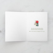 Carte de vœux pliée Rose (Intérieur)