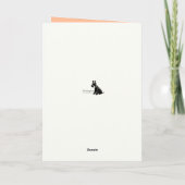 Carte de vœux pliée Schnauzer (Dos)