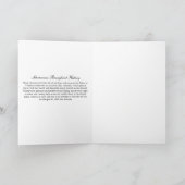 Carte de voeux pliée Schnauzer Marie Antoinette (Intérieur)