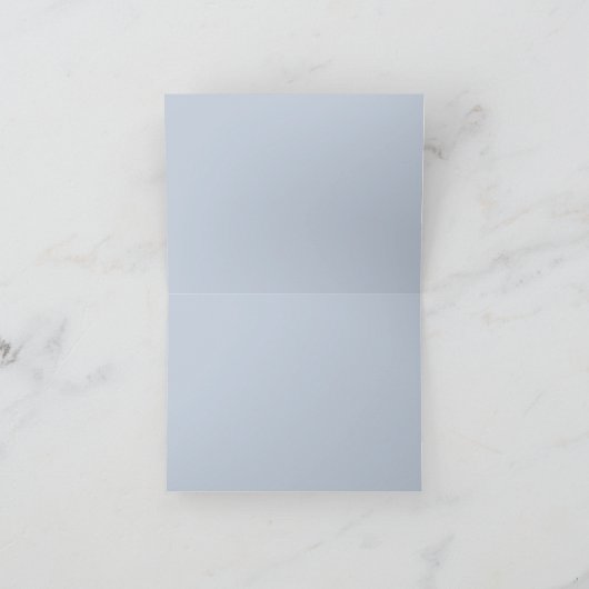 Carte de vœux pliée Southwest Desert Mountain (Intérieur)