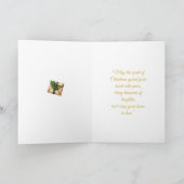 Carte de vœux pliée - Splendeur victorienne de Noë (Intérieur)