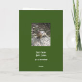 Carte de voeux pliée standard de 5 po x 7 po (Dos)