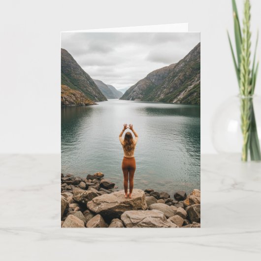 Carte de voeux pliée standard de 5 po x 7 po (Devant)