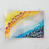 Carte de voeux pliée standard de 5 po x 7 po (Intérieur)