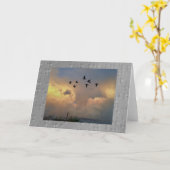 Carte de voeux pliée standard de 5 po x 7 po (Fleur jaune)