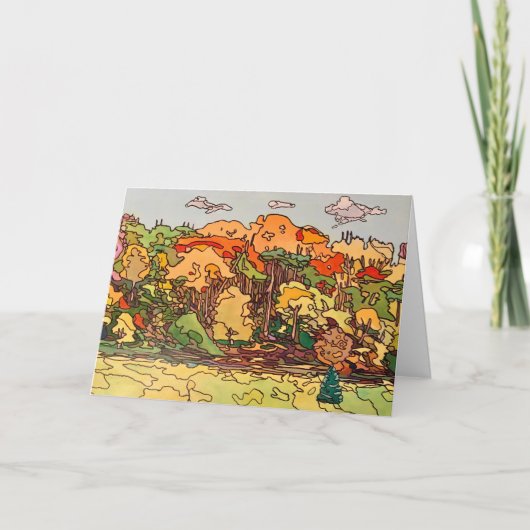 Carte de voeux pliée standard de 5 po x 7 po vide (Devant)