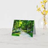Carte de voeux pliée style rétro (Fleur jaune)