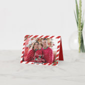 Carte de voeux pliée sucre de canne (Devant)