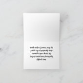 Carte de voeux Pliée Sun Rays Through Clouds (Intérieur)