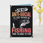 Carte de vœux pliée sur le thème de la pêche (Fleur jaune)