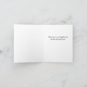 Carte de voeux pliée Sympathie de chat Himalaya (Intérieur)