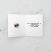 Carte de voeux pliée Sympathy (Intérieur)