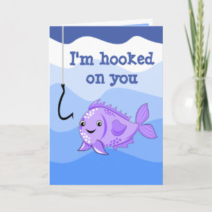 Carte de voeux pliée Valentine