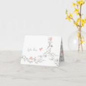 Carte de voeux pliée vers la Bible (Fleur jaune)