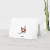 Carte de voeux pliée vintage Floride (Dos)